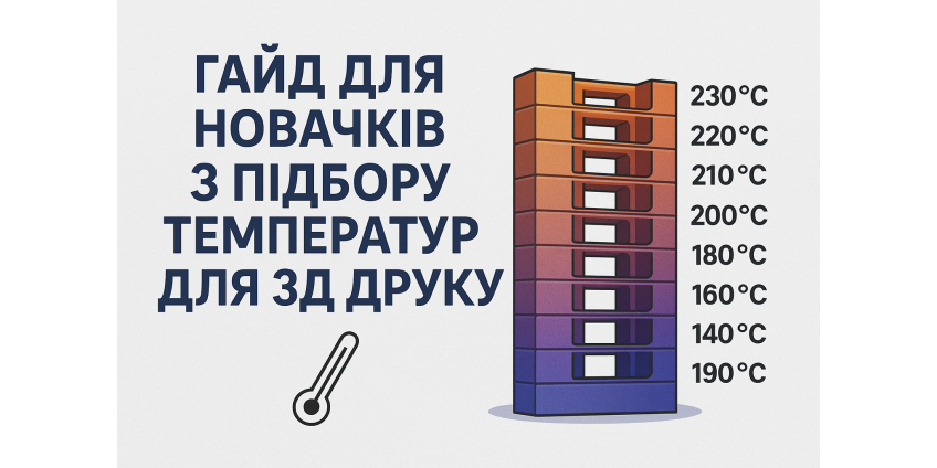 Гайд для новачків: як підібрати температуру для 3D друку