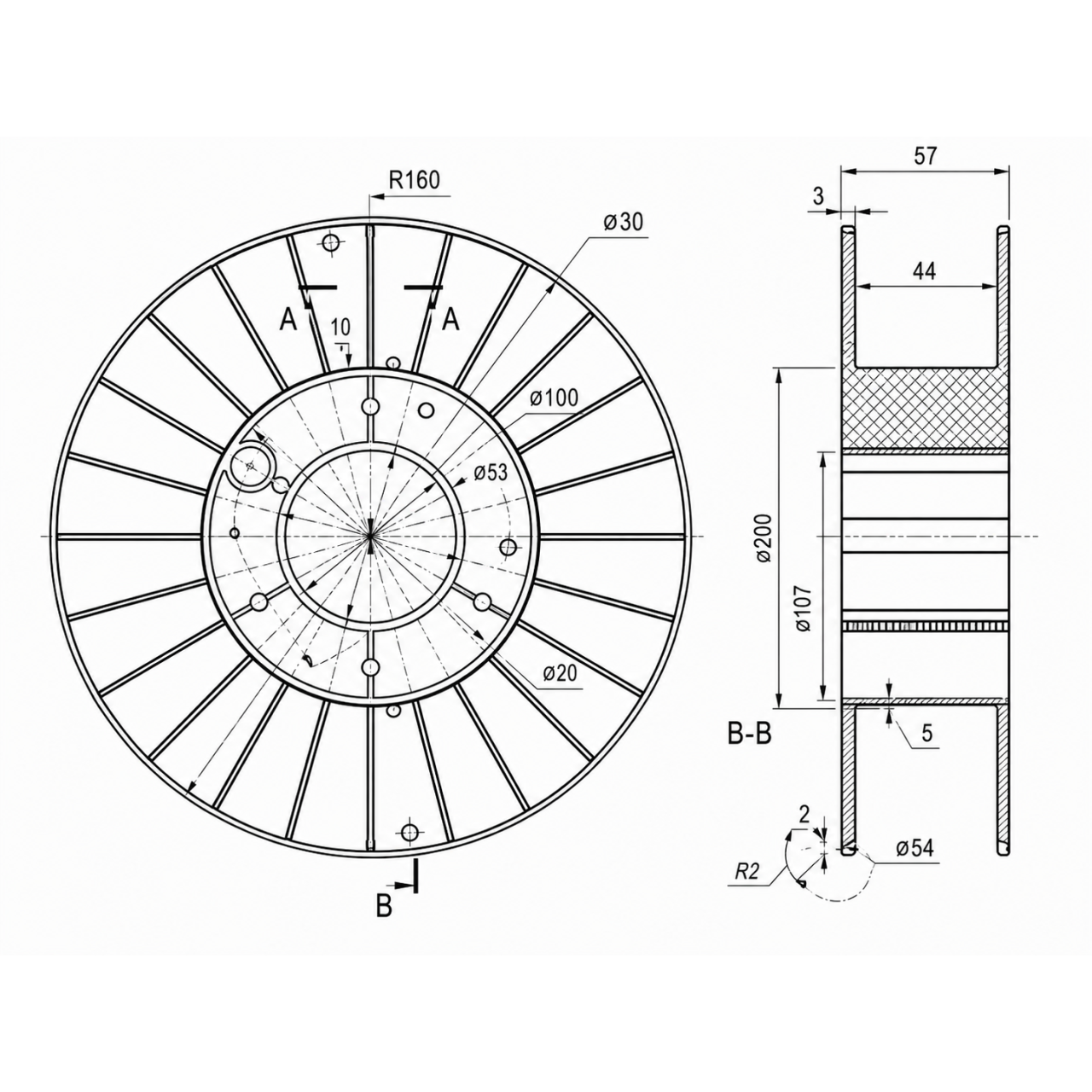 Філамент PLA 1,75 мм, 0,85 кг, сірий
